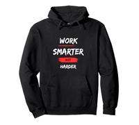 Citazione Motivazionale Work Smarter Not Harder Felpa con Cappuccio
