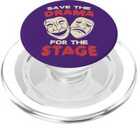 Citazione musicale teatrale Salva il dramma per la recitazione teatrale PopSockets PopGrip per MagSafe