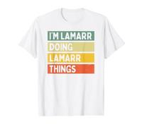 Citazione Personalizzata Divertente I'm Lamarr Doing Lamarr Things Maglietta con Stampa Grafica Economica
