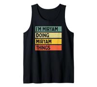 Citazione Personalizzata Divertente I'm Miryam Doing Miryam Things Canotta