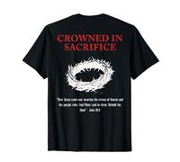 Citazione Religiosa Fede Gesù Dio Sacrificio Bibbia Cristiana Maglietta