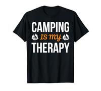 Citazione Rilassante all'aperto Camping Is My Therapy Nature Maglietta
