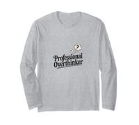 Citazione sarcastica Divertente Overthinker Professionale Maglia a Manica
