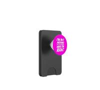 Citazione sarcastica Non sto discutendo Spiego solo perché ho ragione PopSockets PopWallet per MagSafe