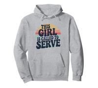 Citazione Sorella Missionaria LDS This Girl Called To Serve Felpa con Cappuccio