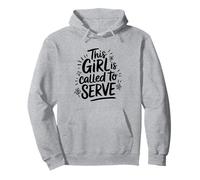 Citazione Sorella Missionaria LDS This Girl Called To Serve Felpa con Cappuccio