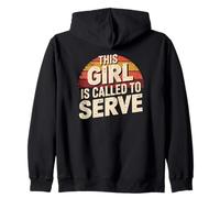 Citazione Sorella Missionaria LDS This Girl Called To Serve Felpa con Cappuccio
