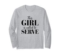 Citazione Sorella Missionaria LDS This Girl Called To Serve Maglia a Manica
