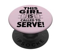 Citazione Sorella Missionaria LDS This Girl Called To Serve PopSockets PopGrip Adesivo