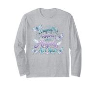 Citazione Spirituale della Libellula Angelo Remembrance Maglia a Manica
