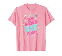 Citazione strana: Troppo Strano per Vivere, Troppo raro per Morire Maglietta, Uomo, Rosa, 3XL