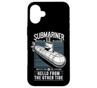 Citazione Submariner Ciao Dall'altra marea U-Boat Submarine Custodia per iPhone 16 Plus
