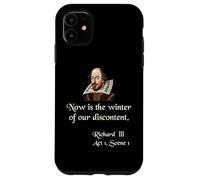 Citazione sulla camicia di Shakespeare Ora è l'inverno del nostro malcontento Custodia per iPhone 11