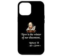 Citazione sulla camicia di Shakespeare Ora è l'inverno del nostro malcontento Custodia per iPhone 12 Pro Max