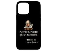 Citazione sulla camicia di Shakespeare Ora è l'inverno del nostro malcontento Custodia per iPhone 13 Pro Max