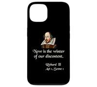 Citazione sulla camicia di Shakespeare Ora è l'inverno del nostro malcontento Custodia per iPhone 13