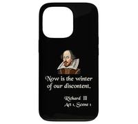 Citazione sulla camicia di Shakespeare Ora è l'inverno del nostro malcontento Custodia per iPhone 13 Pro
