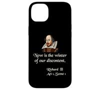 Citazione sulla camicia di Shakespeare Ora è l'inverno del nostro malcontento Custodia per iPhone 14 Plus
