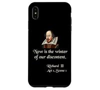 Citazione sulla camicia di Shakespeare Ora è l'inverno del nostro malcontento Custodia per iPhone XS Max