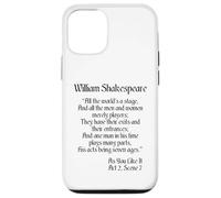 Citazione sulla camicia di Shakespeare - Tutto il mondo è un palcoscenico Custodia per iPhone 12/12 Pro