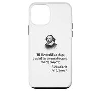 Citazione sulla camicia di Shakespeare - Tutto il mondo è un palcoscenico Custodia per iPhone 12 mini