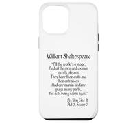 Citazione sulla camicia di Shakespeare - Tutto il mondo è un palcoscenico Custodia per iPhone 12 Pro Max