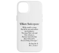 Citazione sulla camicia di Shakespeare - Tutto il mondo è un palcoscenico Custodia per iPhone 14 Plus