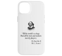 Citazione sulla camicia di Shakespeare - Tutto il mondo è un palcoscenico Custodia per iPhone 14 Plus