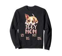 Citazione umoristica divertente di Iggy Mom Dog Italian Greyhound Felpa