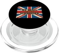Citazione Union Jack We Shall Never Surrender Churchill PopSockets PopGrip per MagSafe