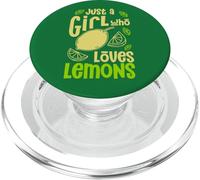 Citazioni dei fan di Citrus Fruit Lemon Solo una ragazza che ama i limoni PopSockets PopGrip per MagSafe