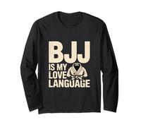 Citazioni di Gi Jiu Jitsu Meme Divertenti BJJ BJJ è Il Mio linguaggio d Amore Maglia a Manica