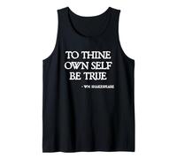 Citazioni di Shakespeare - To Thine Own Self Be True Hamlet Citazione Canotta