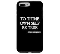 Citazioni di Shakespeare - To Thine Own Self Be True Hamlet Citazione Custodia per iPhone 7 Plus/8 Plus