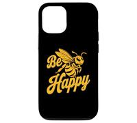 Citazioni divertenti Be Happy Funny Bee Memes Bees Be Happy Custodia per iPhone 12/12 Pro