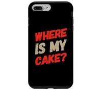 Citazioni divertenti di compleanno It's My Birthday Where's The Cake Custodia per iPhone 7 Plus/8 Plus