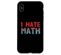 Citazioni divertenti di matematica citazione testo per persone divertenti Odio la matematica Custodia per iPhone XS Max