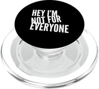 Citazioni divertenti I Am Not For Everyone Citazione Not For Everyone PopSockets PopGrip per MagSafe