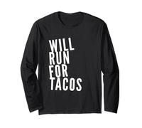 Citazioni divertenti in esecuzione I detti divertenti del corridore correranno per i tacos Maglia a Manica