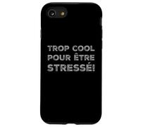 Citazioni divertenti in francese troppo cool per essere stressato I'm Cool France Custodia per iPhone SE (2020) / 7/8