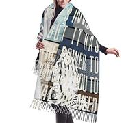 Citazioni Ispiratrici Sulla Fede Di Dio Nella Grotta Religiosa Piegate Sciarpe Lunghe Da Donna Classiche Scialle Morbido Foulard Con Nappe