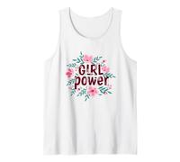 Citazioni motivazionali di Girl Power Be Strong Disegni grafici Canotta