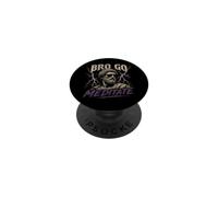 Citazioni sullo stoicismo di Bro Go Meditate Marcus Aurelio PopSockets PopGrip Adesivo