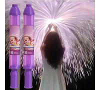 Cithway Firework Water Gun - High Pressure Pull out Watered Guns, Fireworks Style Water Spray Pistol, Summer Pool Beach Party Toys, For Outdoor, Garden, Beach and Pool Party Entertainment (Purple x 2)