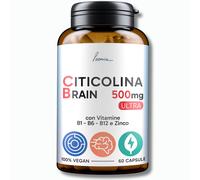 Citicolina Pura 500mg Integratore Per Migliorare Memoria e Concentrazione Con