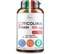 Citicolina Pura 500mg Integratore Per Migliorare Memoria e Concentrazione Con