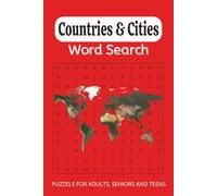 CITIES AND COUNTRIES WORD SEARCH PUZZLE BOOK: Word Searches with Easy to Read Print about Cities and Countries | 6x9 inches, 100 pages | 50 Puzzles... Gift for Vacation, Holidays and Free Time