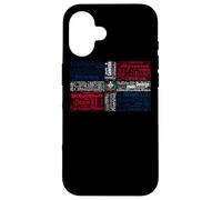 Cities Ciudades Republica Dominicana Bandera Dominican Flag Custodia per iPhone 16