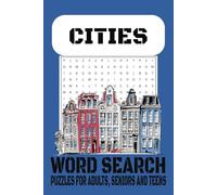 CITIES WORD SEARCH BOOK: Cities Word Search Puzzle Book: Word Searches with Easy to Read Print about Cities, Travel destination and more|6x9 inches, ... gift for vacations ,holidays and free times