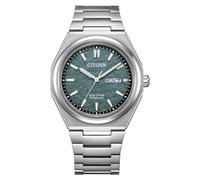 Citizen Orologio Zenshin New Super Titanium Eco Drive Quadrante Verde AW0130-85X